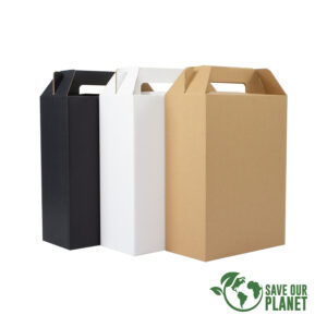 Caja autoarmable con asas 26x35x13 cm