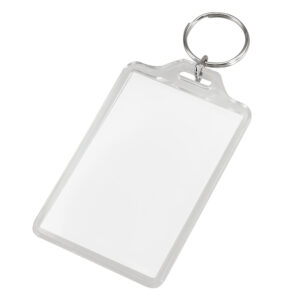 llavero porta foto acrílico grande