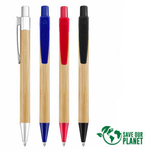 bolígrafo ecológico personalizado de bamboo