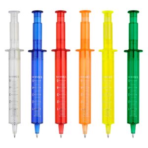 bolígrafo promocional personalizado jeringa