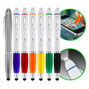 bolígrafo plástico personalizado con linterna