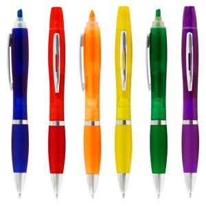 bolígrafo promocional personalizado con destacador