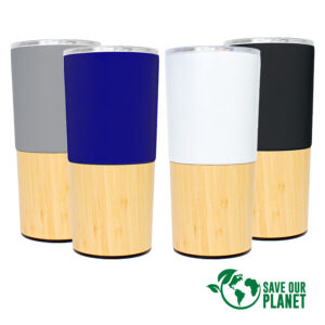 Mug metálico/bamboo "AURUS" 500cc