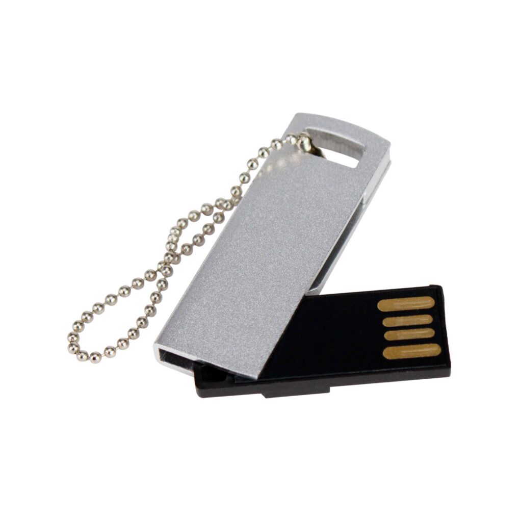 USB Pendrive 16GB con carcasa giratoria y estuche premium