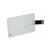 USB tipo tarjeta de crédito de 16GB en acero inoxidable con logo Alcuzabranding