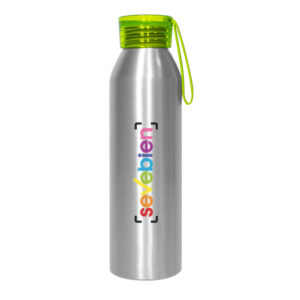 botella personalizada de aluminio plata