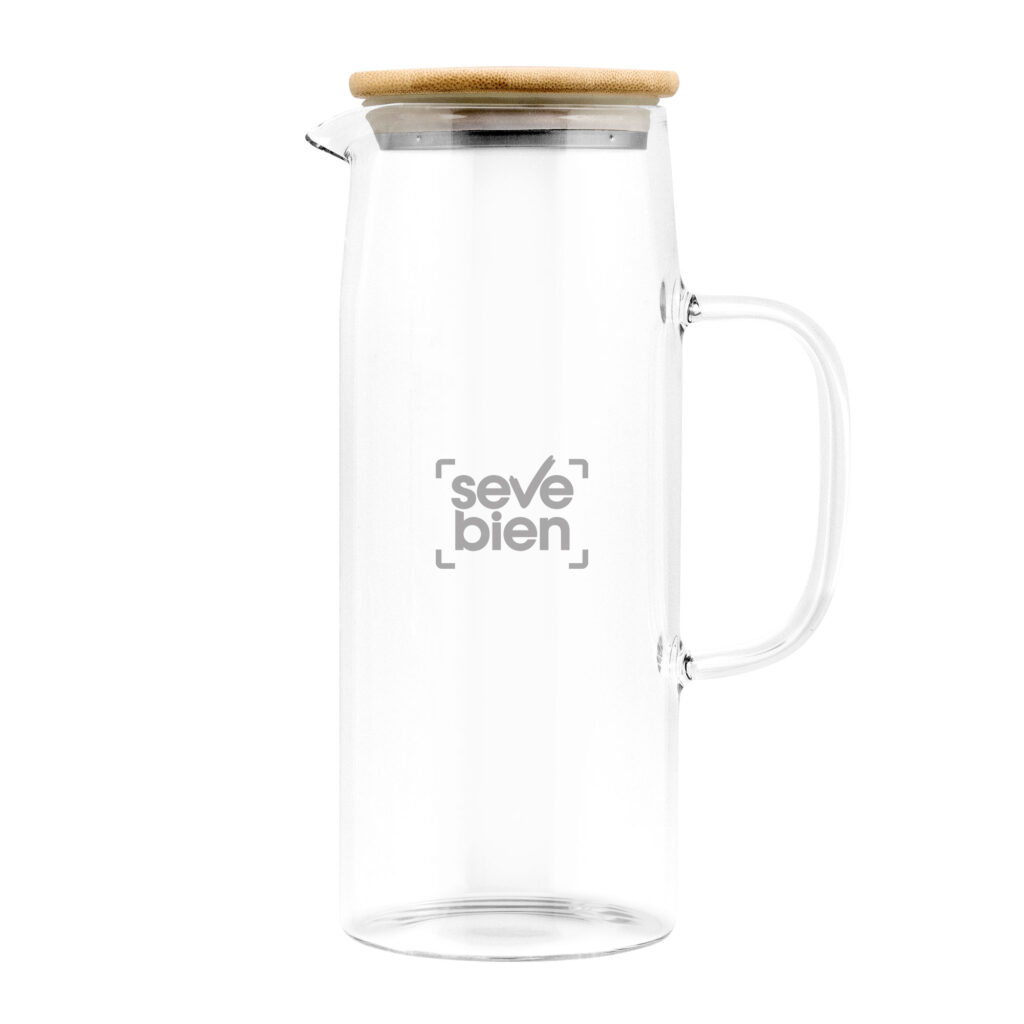 jarra personalizada de vidrio