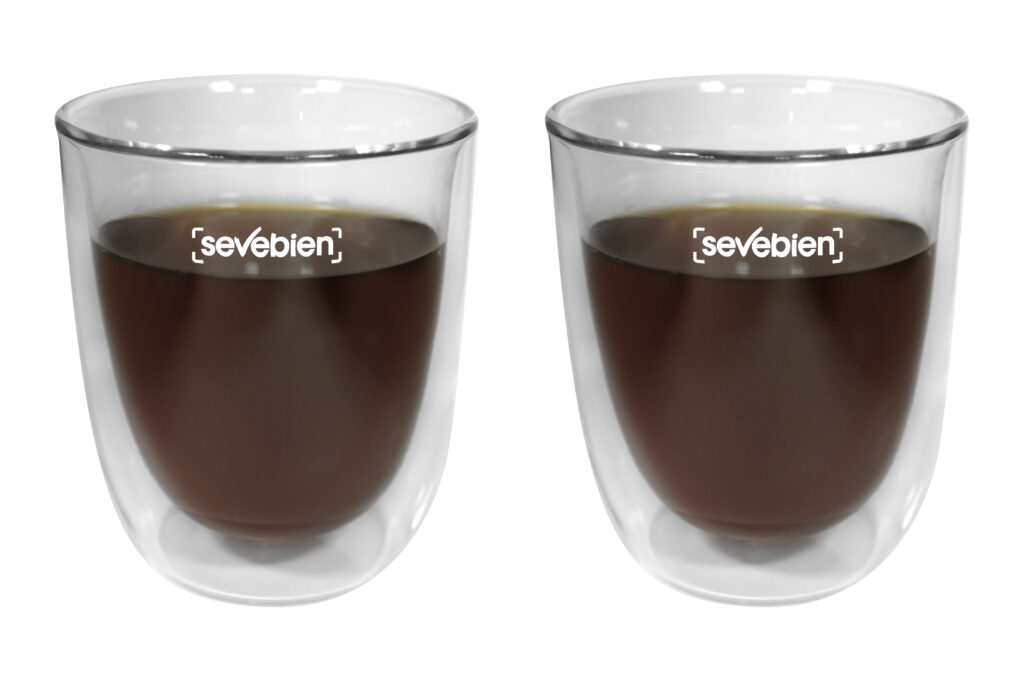 set vasos doble pared vidrio